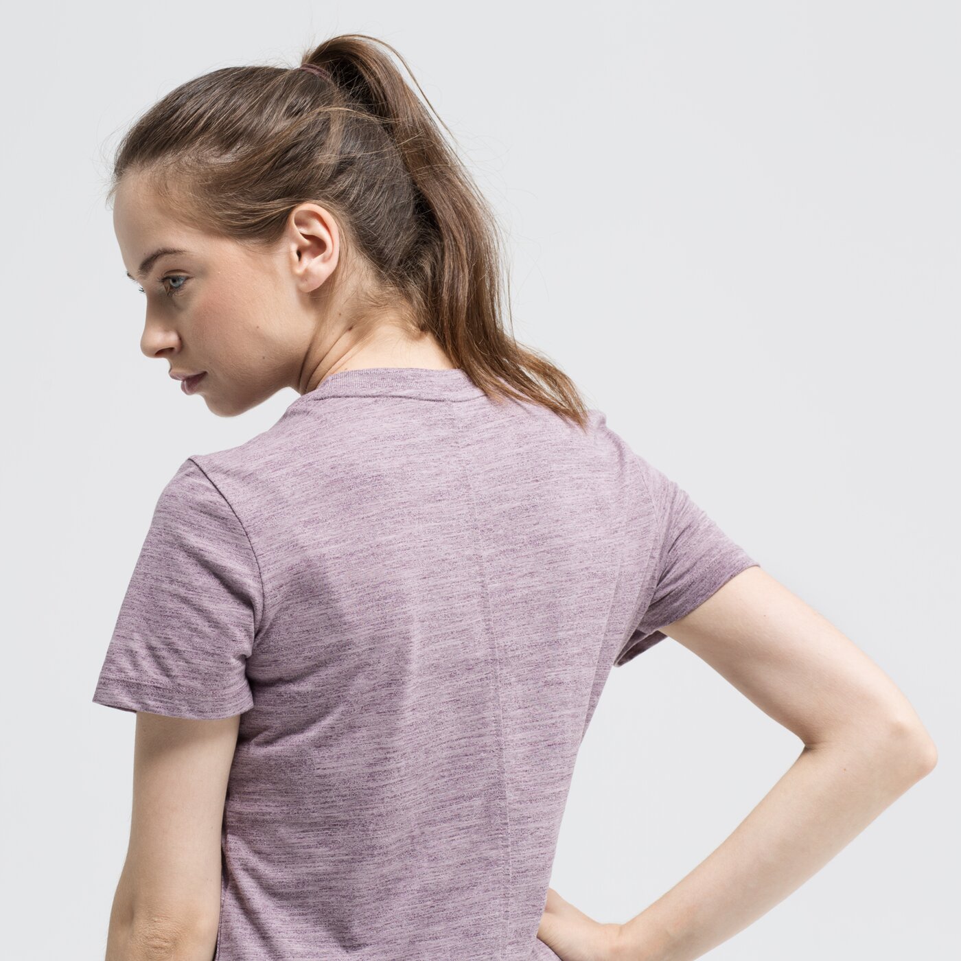 Koszulka damska REEBOK T-SHIRT TE MARBLE LOGO du4925 kolor fioletowy