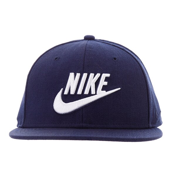 Czapka z daszkiem damska NIKE CZAPKA QT S+ HBR THE NIKE TRUE SNPBK 502919410 kolor granatowy