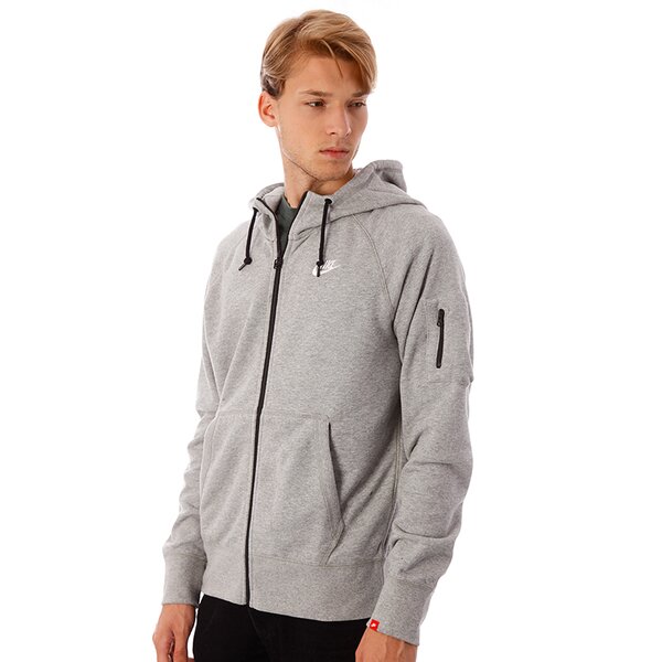 Bluza męska NIKE BLUZA AW77 FZ HOODY 545261063 kolor szary