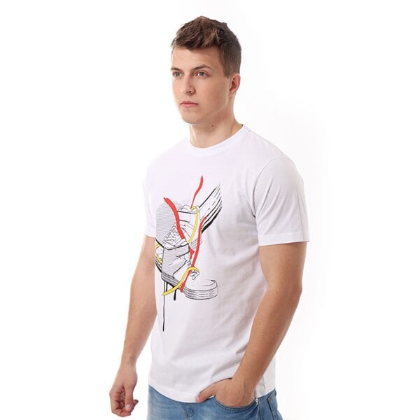 Koszulka męska CONFRONT T-SHIRT PABIANNO cf14tsmpr002 kolor biały
