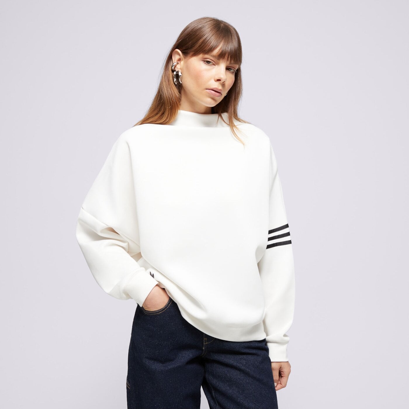 Bluza damska ADIDAS BLUZA NEUCL OVS SWEAT ix9873 kolor biały