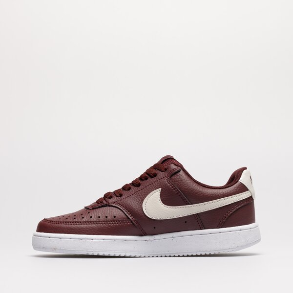 Buty sportowe damskie NIKE COURT VISION LOW NEXT NATURE dh3158-601 kolor bordowy