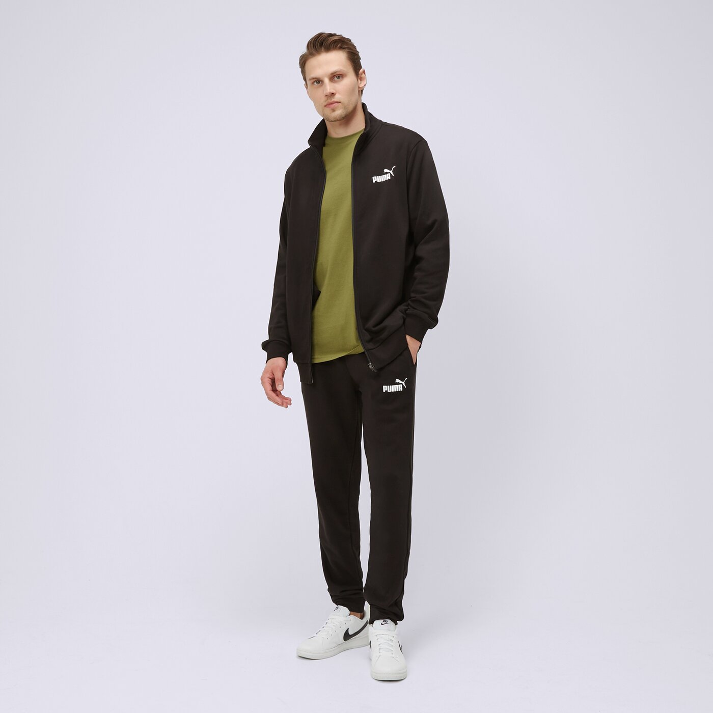 PUMA KOMPLET CLEAN SWEAT SUIT TR 585840 01 kolor czarny