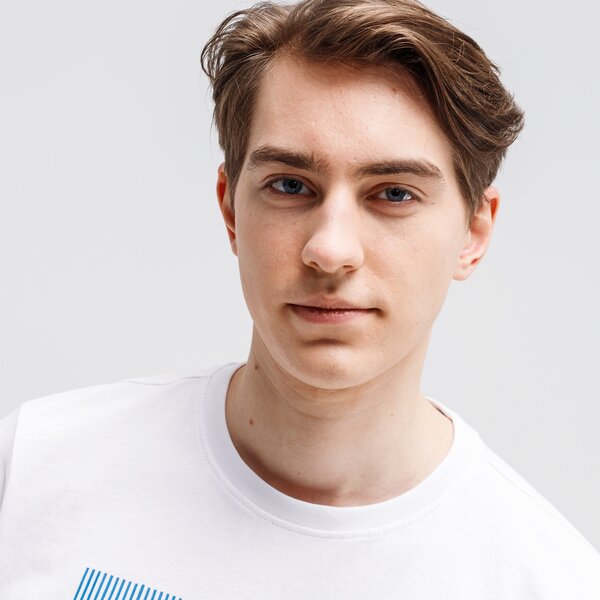 Koszulka męska UMBRO T-SHIRT ANTHAN ul121tsm89002 kolor biały