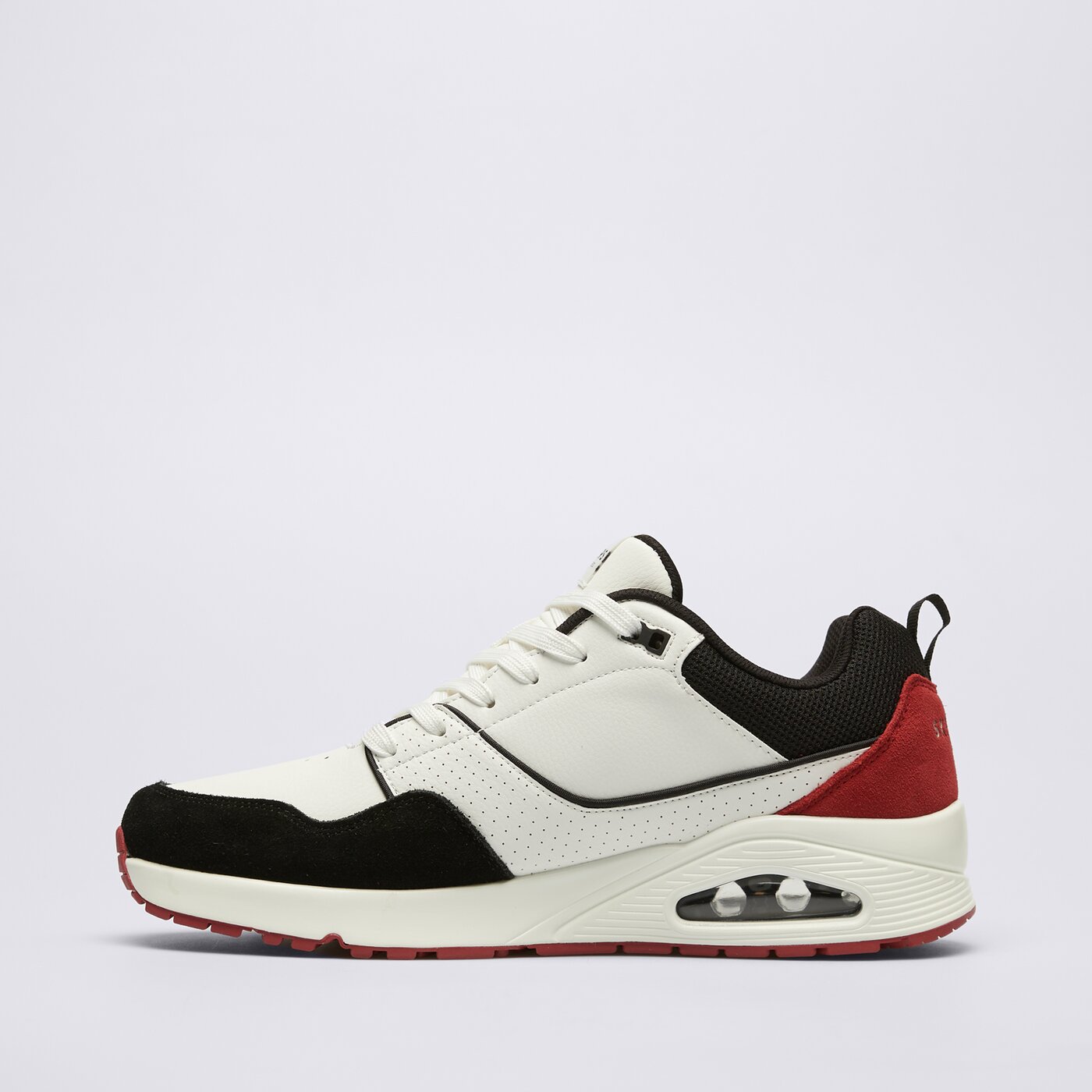 Buty sportowe męskie SKECHERS UNO 183020wbrd kolor biały