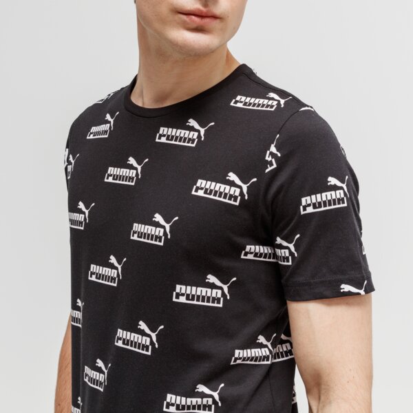 Koszulka męska PUMA T-SHIRT AMPLIFIED AOP 585789 01 kolor czarny