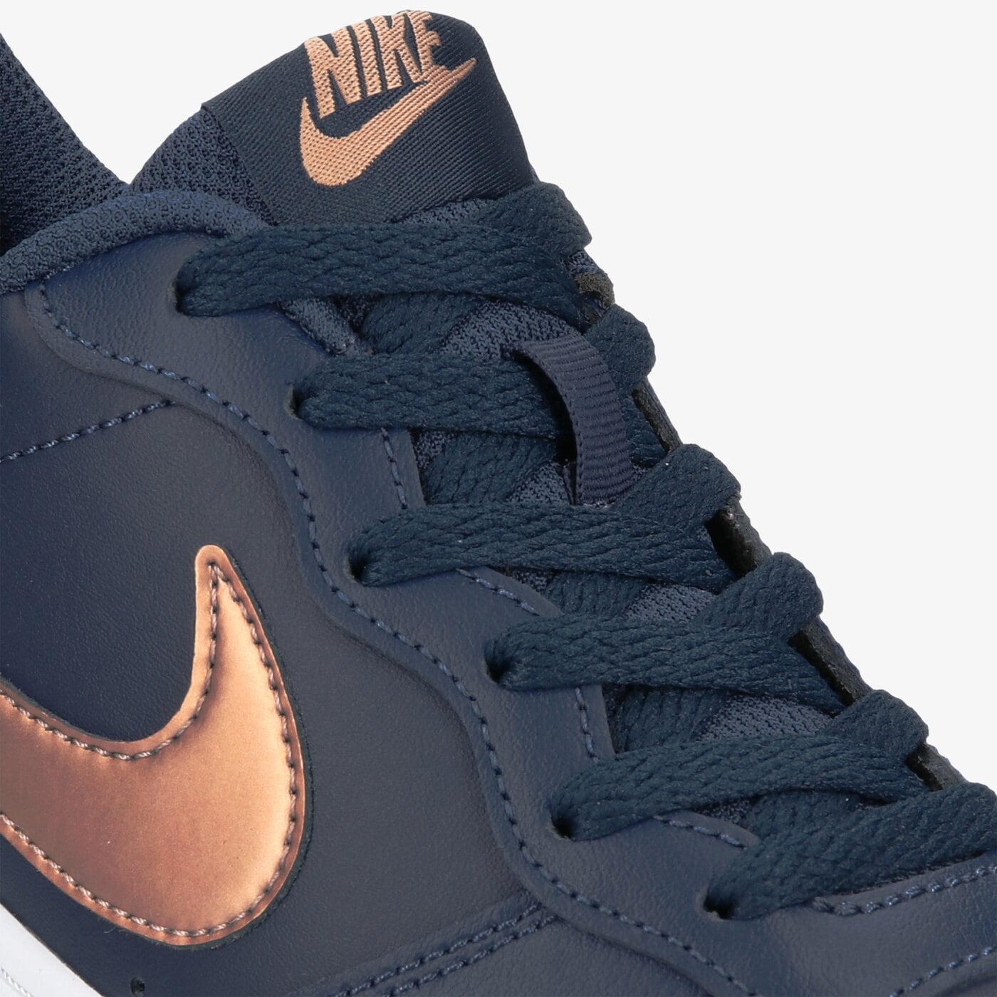 Buty dziecięce NIKE COURT BOROUGH LOW 2 bq5448-401 kolor granatowy