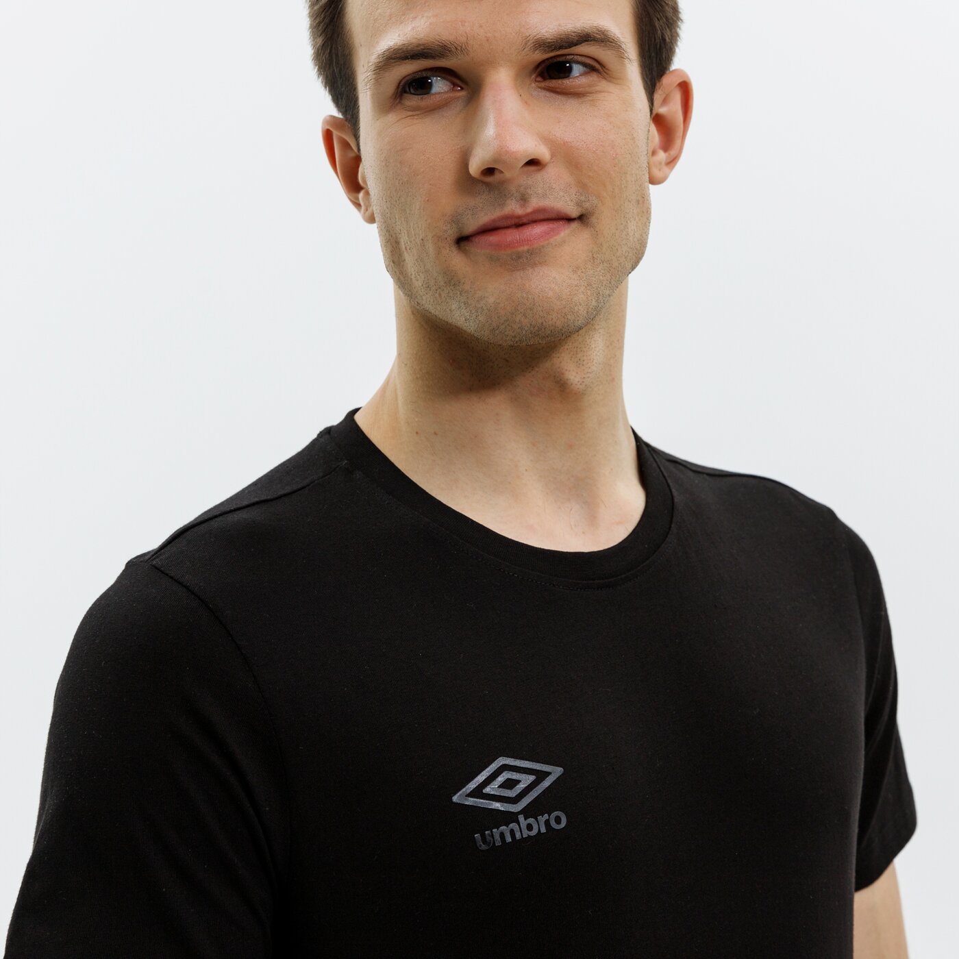 Koszulka męska UMBRO T-SHIRT MARCEL II ul321tsm90002 kolor czarny