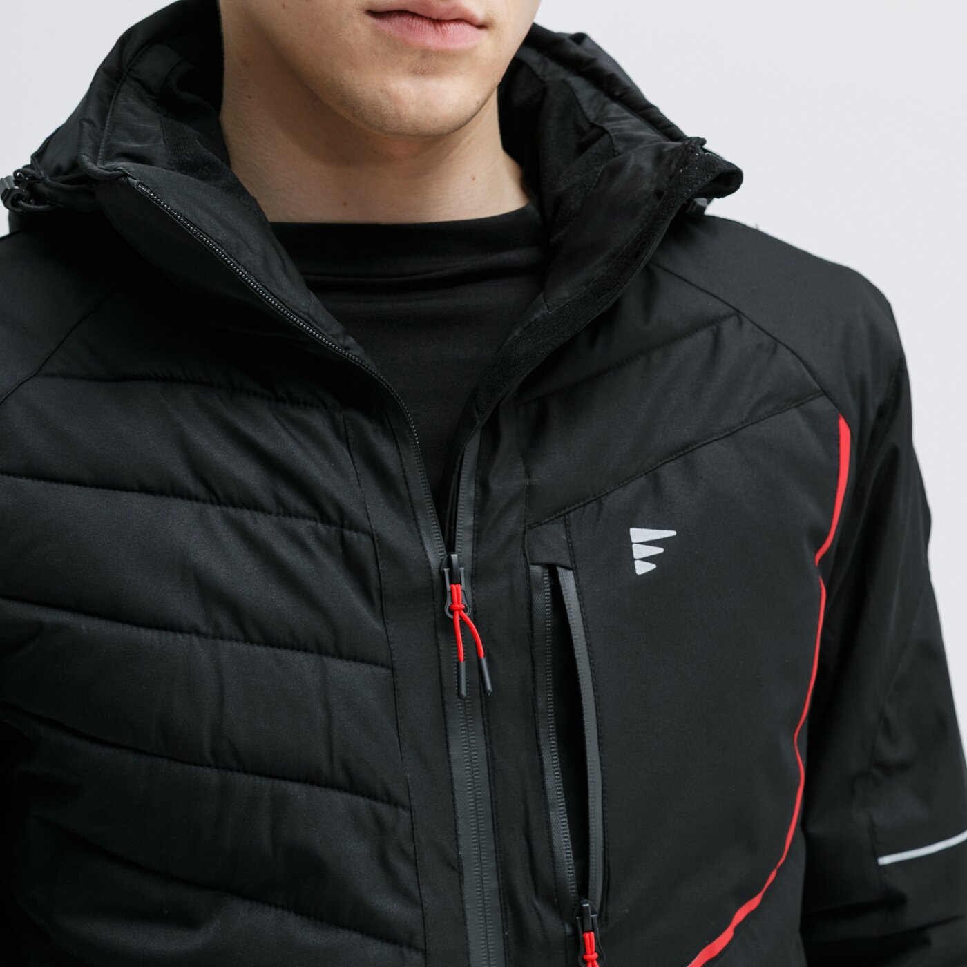 Kurtka zimowa męska FEEWEAR KURTKA NARCIARSKA MOOSE fw39kum54001 kolor czarny