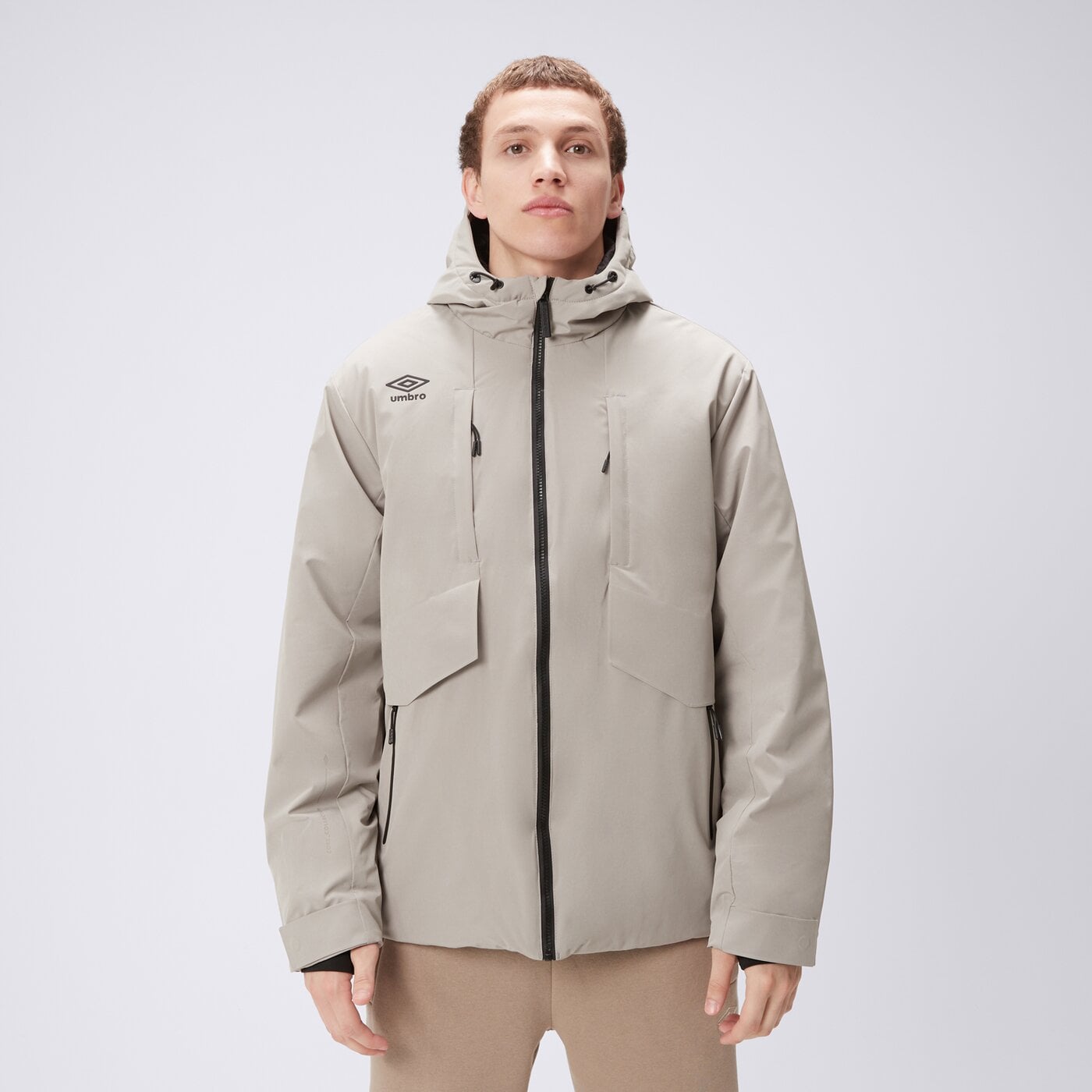 Kurtka zimowa męska UMBRO KURTKA ZIMOWA UMBRO ESS GREEN ul325kum02006 kolor khaki