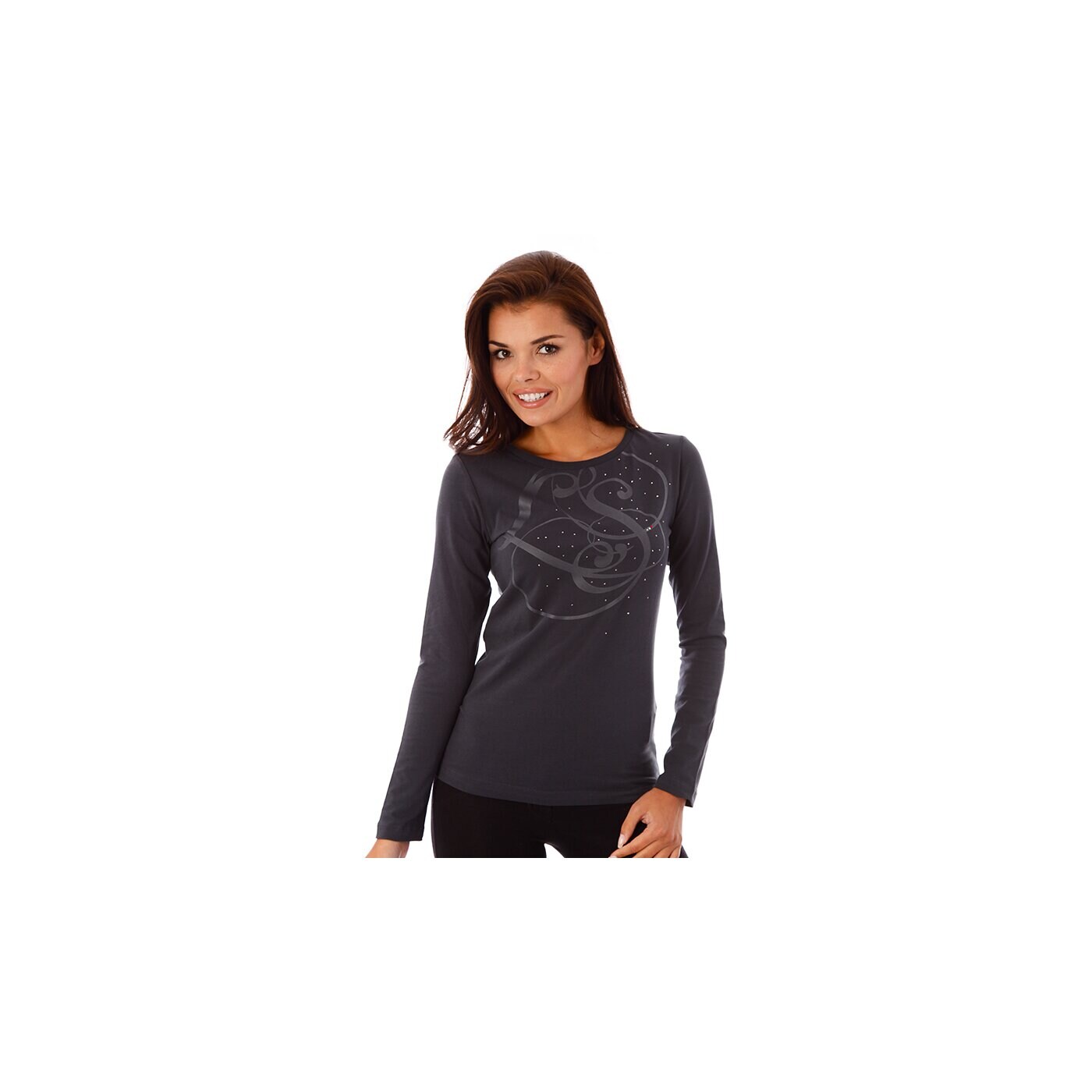 Koszulka damska LOTTO T-SHIRT LS DENISE STC q6918 kolor szary