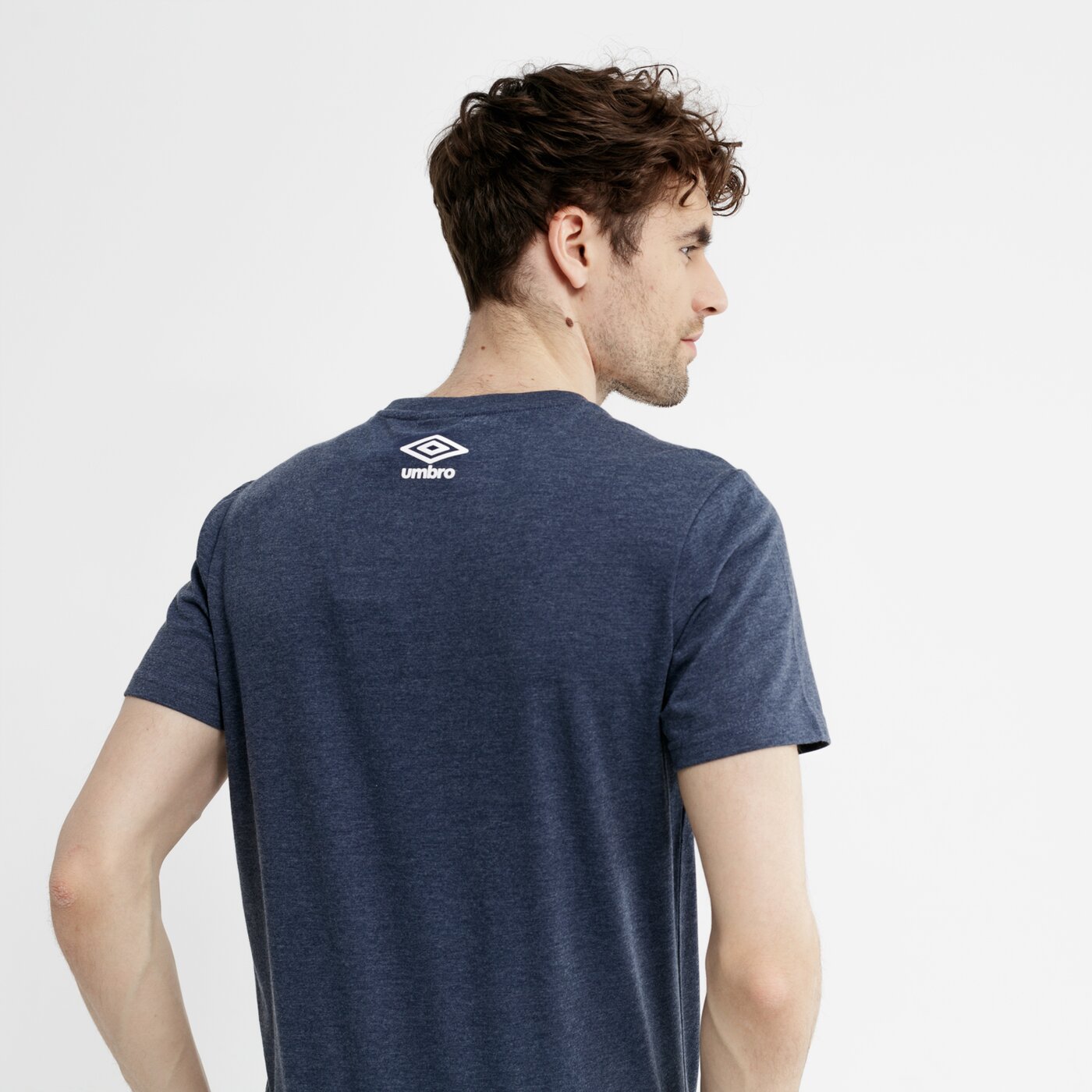 Koszulka męska UMBRO T-SHIRT SS ONERT ul19tsm28002 kolor granatowy