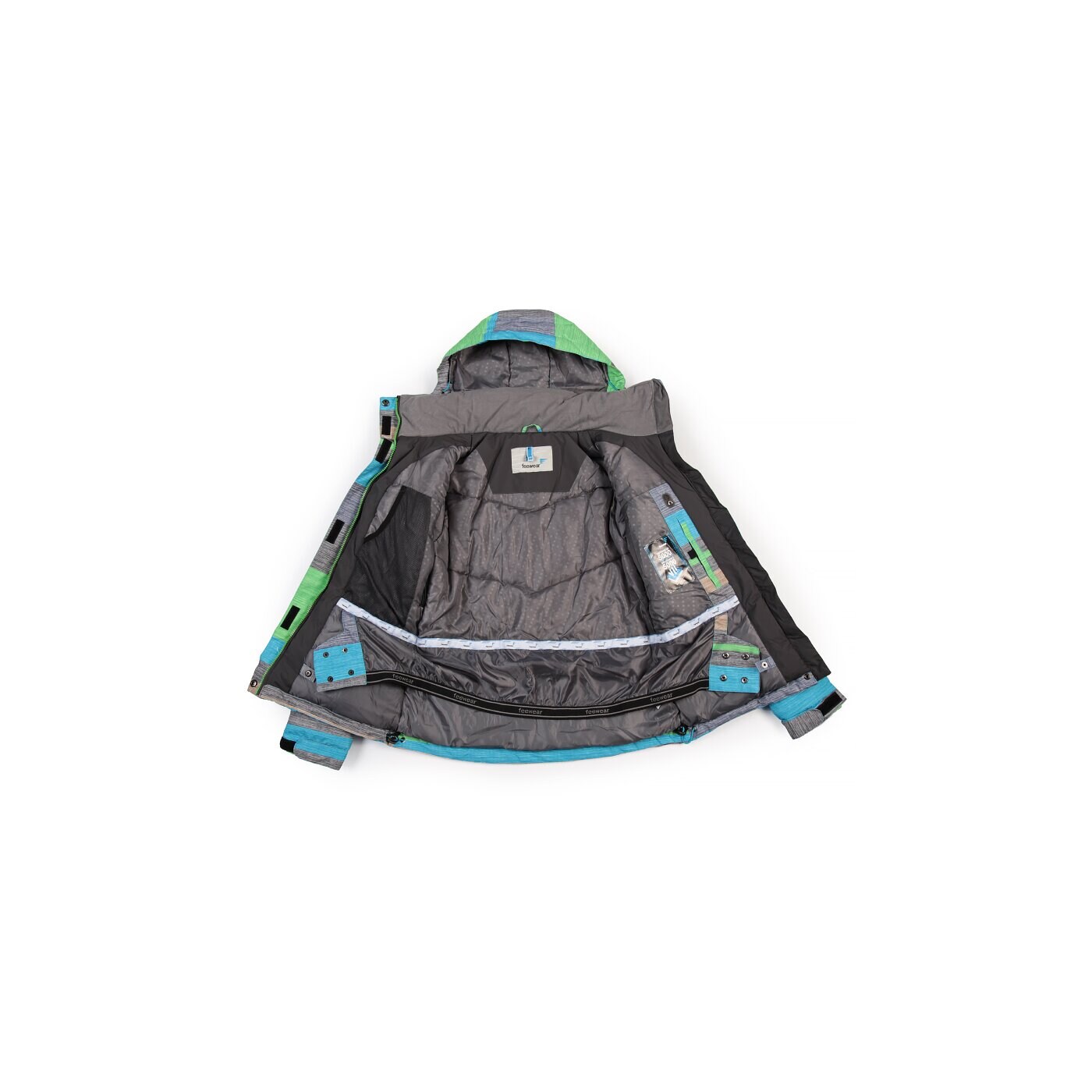 Kurtka zimowa damska FEEWEAR  KURTKA MIMO fw34pkud01001 kolor multicolor