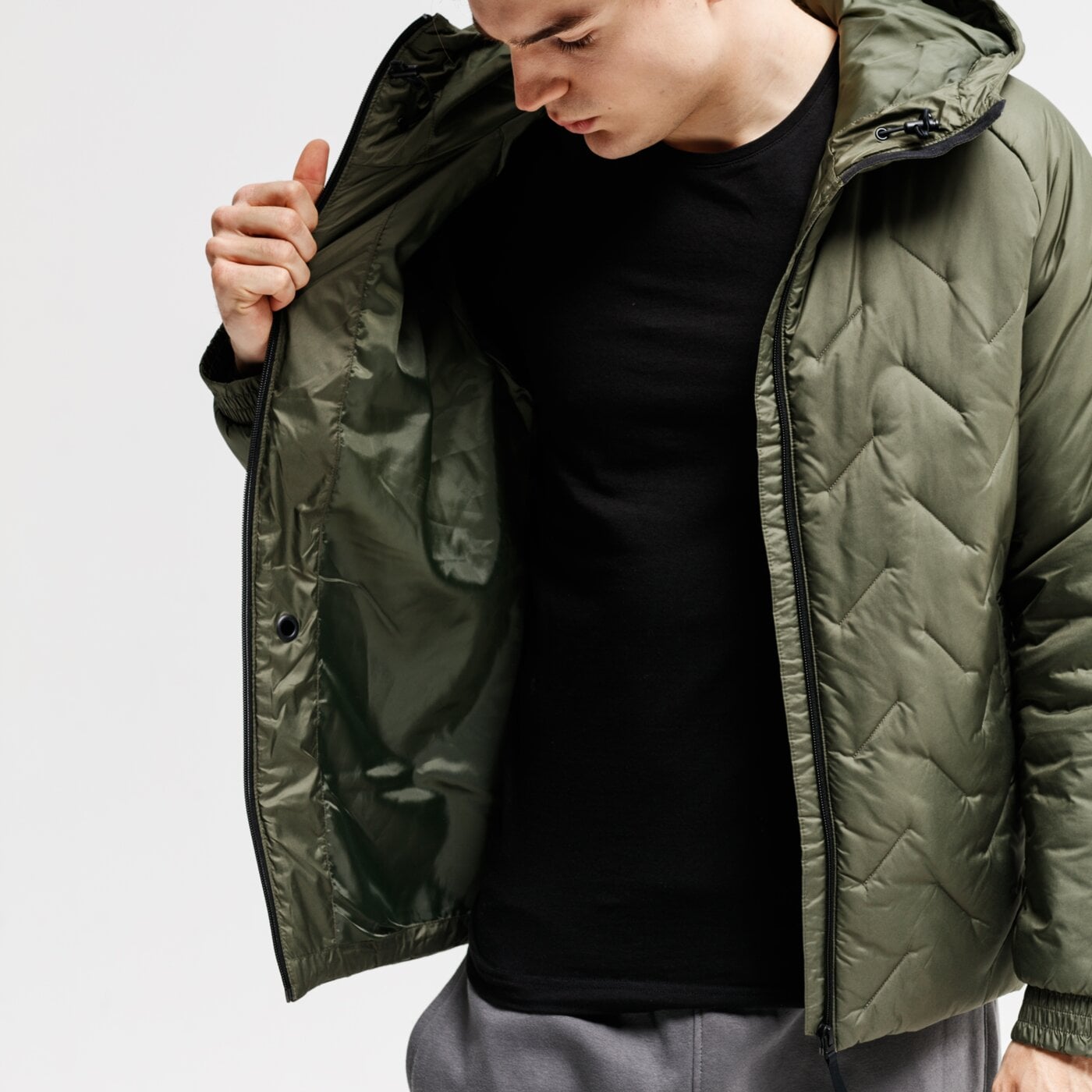 Kurtka zimowa męska ADIDAS KURTKA BTS cy9122 kolor khaki