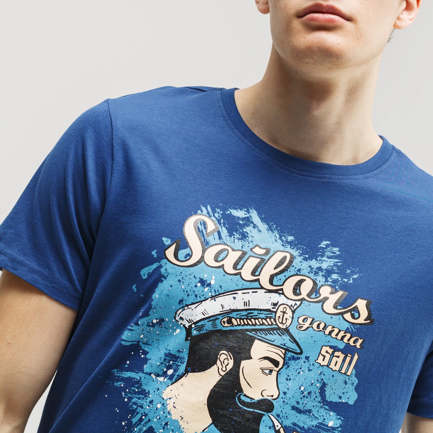 Koszulka męska UP8 T-SHIRT SHELO up120tsm44001 kolor granatowy