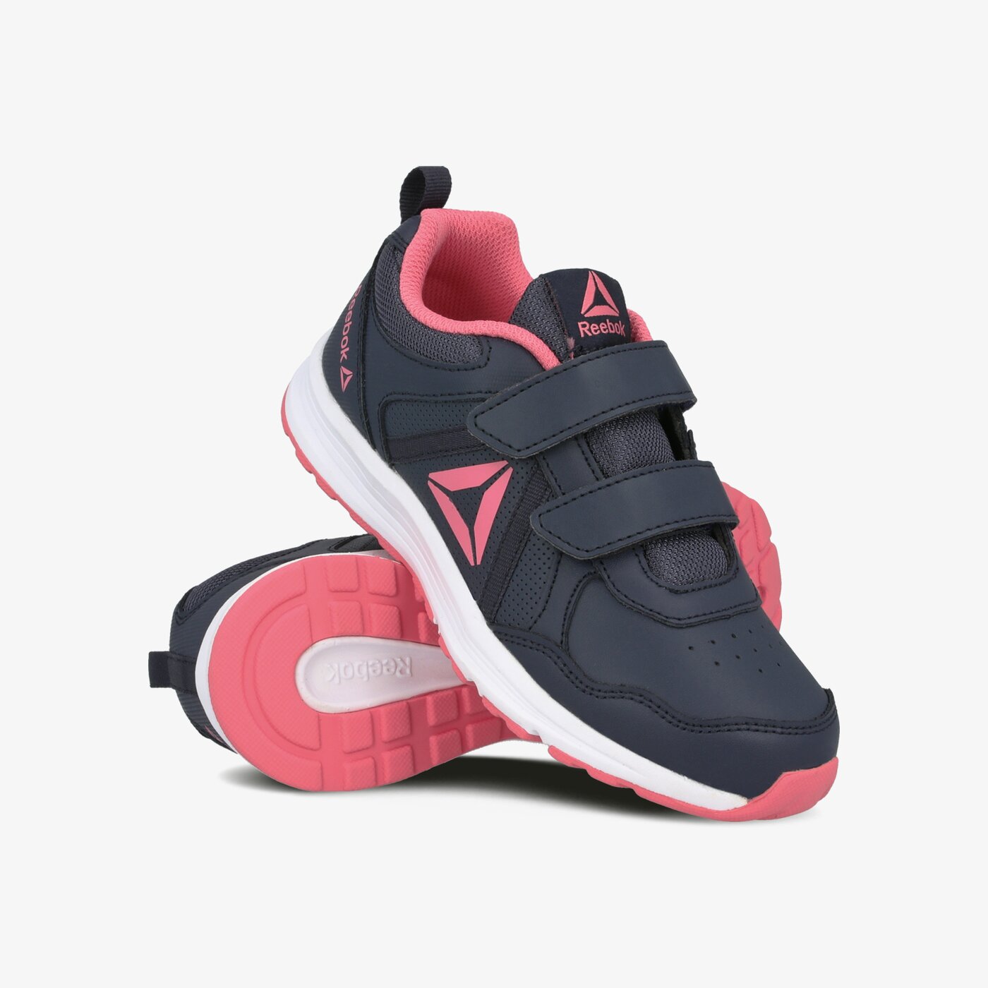 Buty treningowe dla dzieci REEBOK ALMOTIO 4.0 LTR 2V dv8722 kolor granatowy