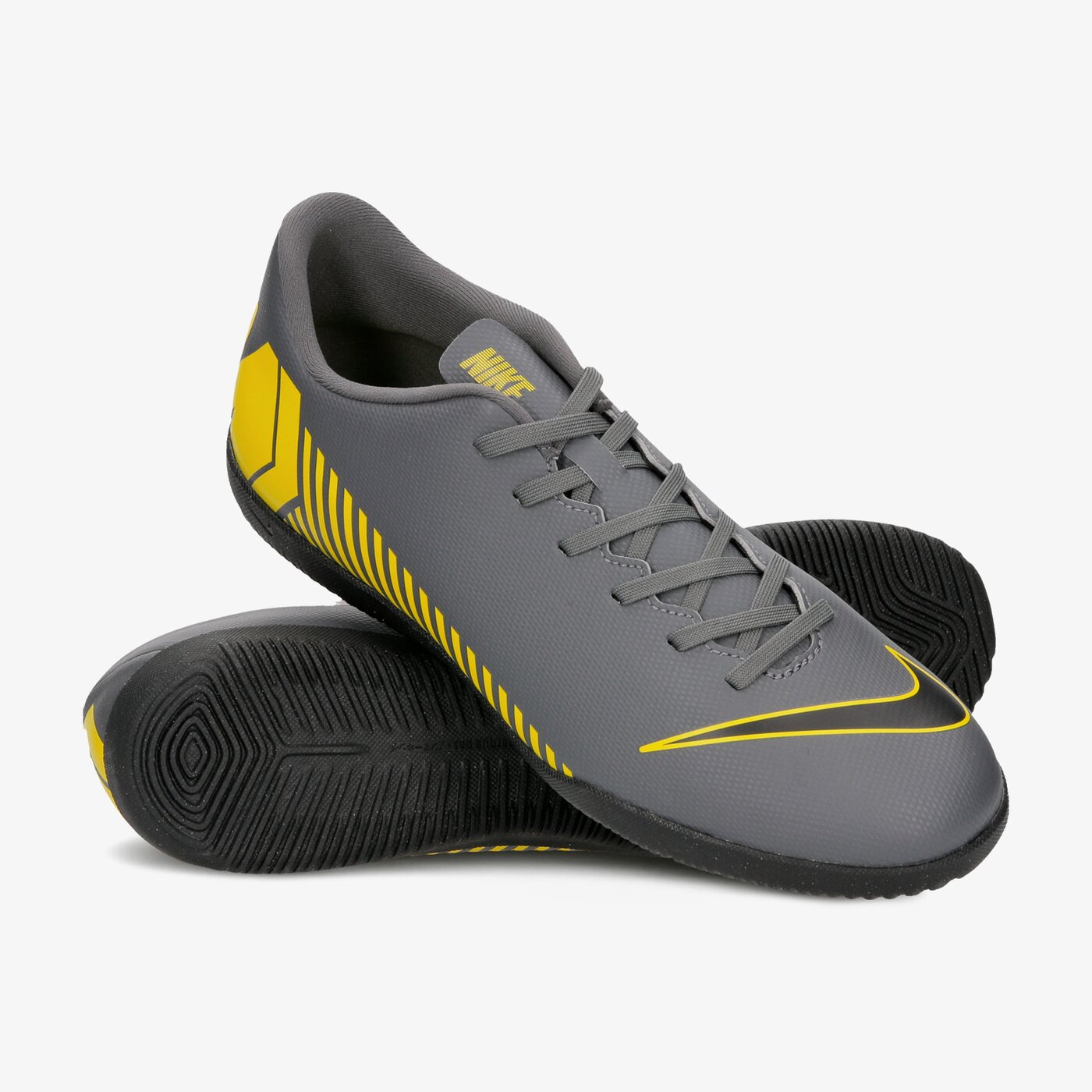 Buty piłkarskie dla dzieci NIKE JR VAPOR 12 CLUB GS IC ah7354-070 kolor szary