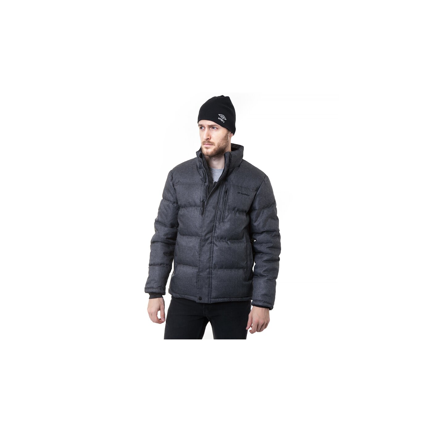 Czapka zimowa damska UMBRO CZAPKA BEANIE CZARNY 62594u060 kolor czarny