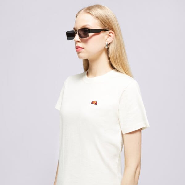 Koszulka damska ELLESSE T-SHIRT MELINDA OFF WHITE smg19604904 kolor beżowy