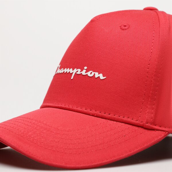 Czapka z daszkiem damska CHAMPION CZAPKA BASEBALL CAP 800380rs005 kolor czerwony