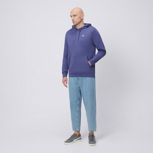 Bluza męska PUMA BLUZA Z KAPTUREM ESS ELEVATED 68472846 kolor niebieski