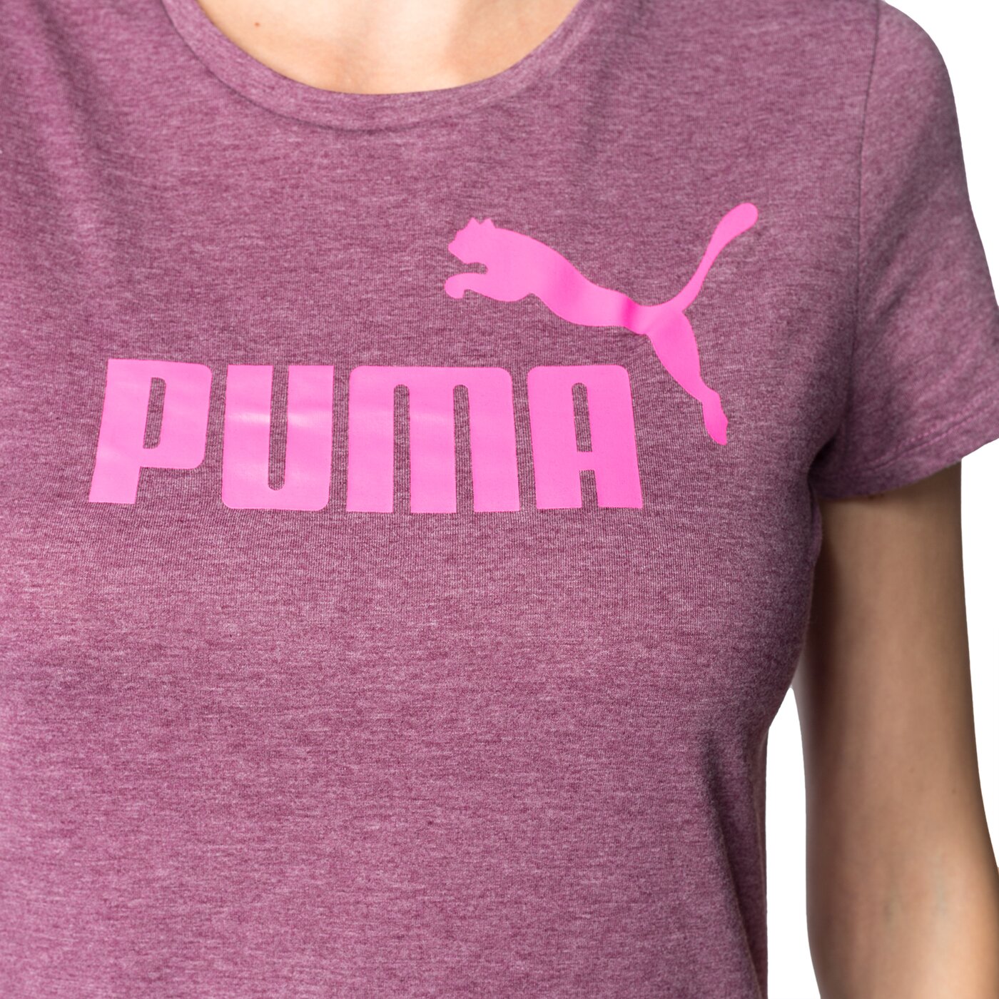 Koszulka damska PUMA T-SHIRT ESS NO.1 83839923 kolor fioletowy