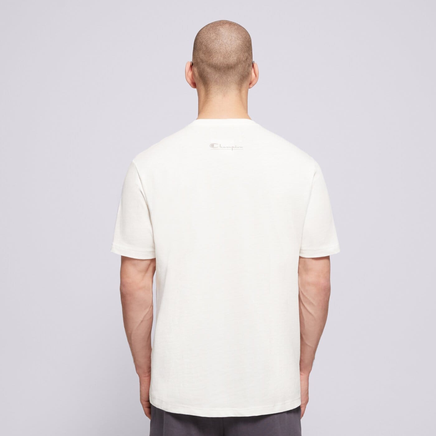Koszulka męska CHAMPION T-SHIRT SS TEE 220757 ww048 kolor biały