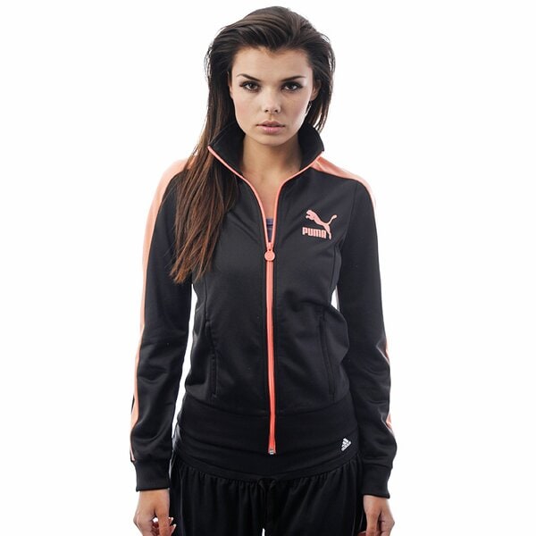 Bluza damska PUMA BLUZA HEROES   T7 TRACK  JACKET 55787434 kolor czarny
