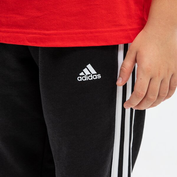 Spodnie dziecięce ADIDAS SPODNIE B 3S FL C PT BOY gq8897 kolor czarny