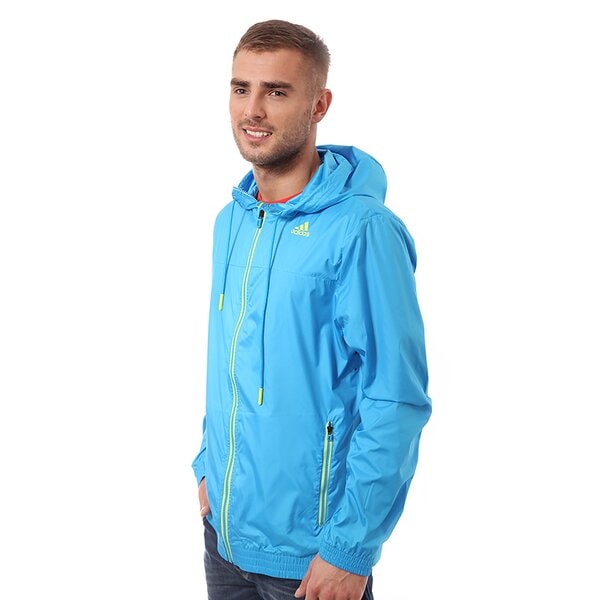 Kurtka przejściowa męska ADIDAS KURTKA WB-LITE d88502 kolor niebieski