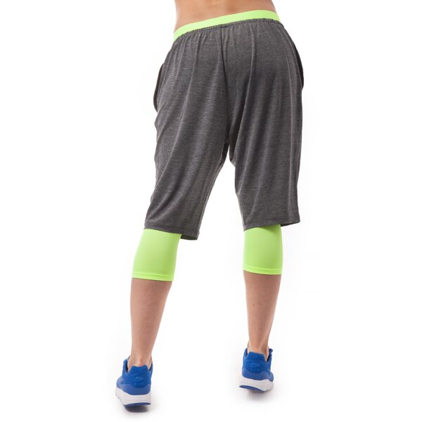 Spodnie dresowe damskie NIKE SPODNIE PRO INSIDE BALLER 11 643322032 kolor szary