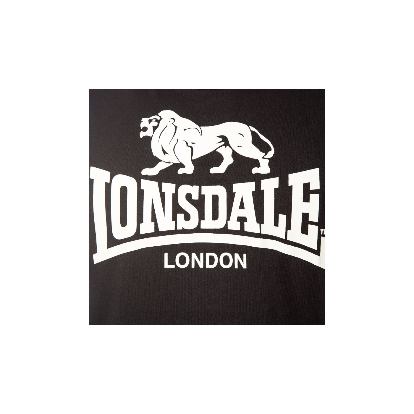 Koszulka męska LONSDALE T-SHIRT LOGO 1190831000 kolor czarny