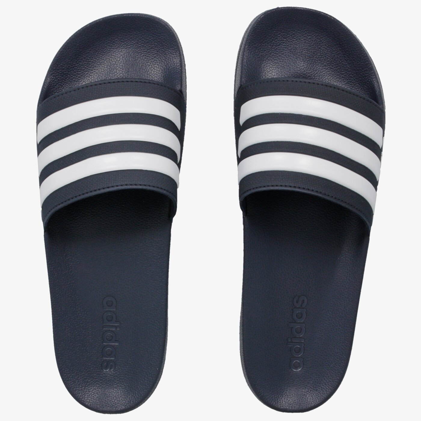 Klapki męskie ADIDAS CORE CLOUDFOAM ADILETTE SLIDES  aq1703 kolor granatowy