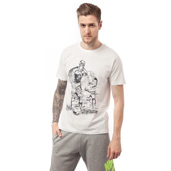 Koszulka męska UMBRO T-SHIRT DERTOS ul15tsmpr024 kolor biały