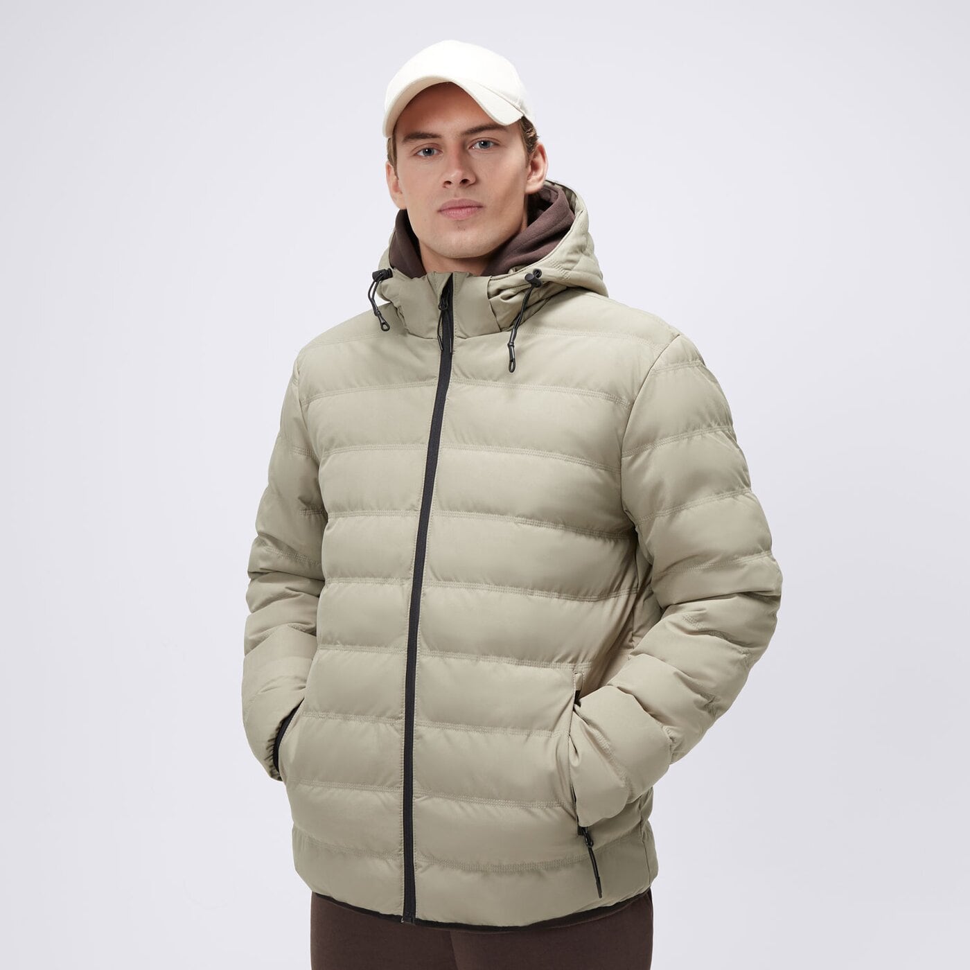 Kurtka zimowa męska UMBRO KURTKA ZIMOWA ELMOS ul324kum04002 kolor khaki