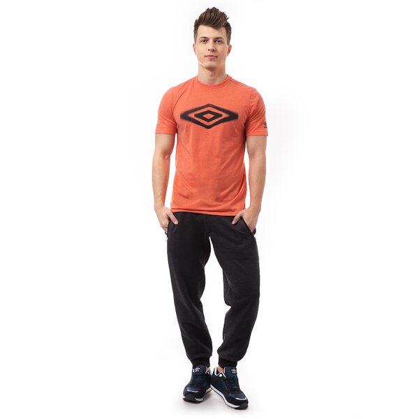 Koszulka męska UMBRO T-SHIRT VELOCITA 62897ucvj kolor pomarańczowy