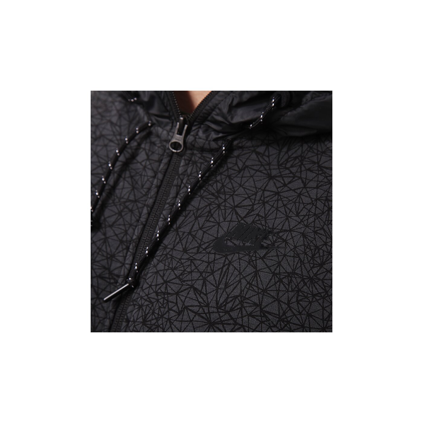 Bluza męska NIKE BLUZA NIKE HYBRID FZ HOODY-AOP 584985060 kolor szary