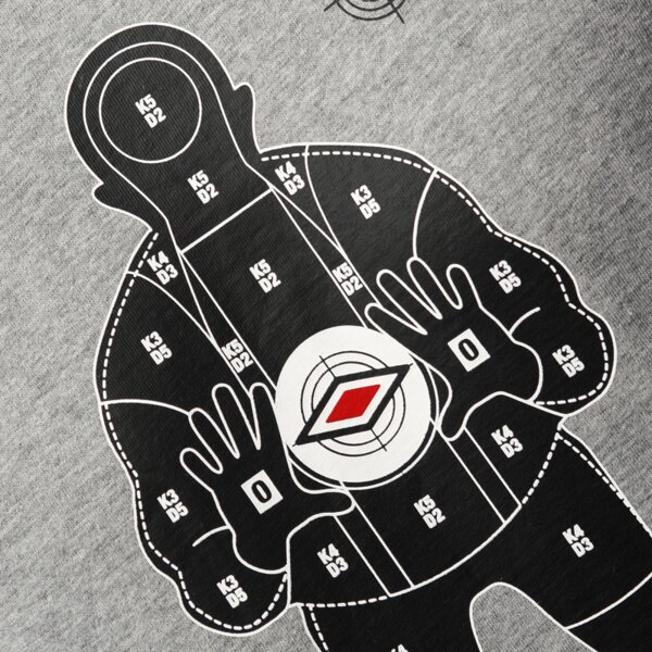 Koszulka męska UMBRO T-SHIRT TARGET MAN GRAPH TEE 61729u263 kolor szary