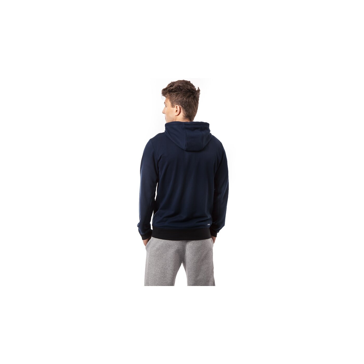 Bluza męska ADIDAS BLUZA ESS PREMFZ HOOD s17544 kolor granatowy