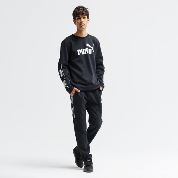 Bluza męska PUMA BLUZA AMPLIFIED CREW FL 58042901 kolor czarny