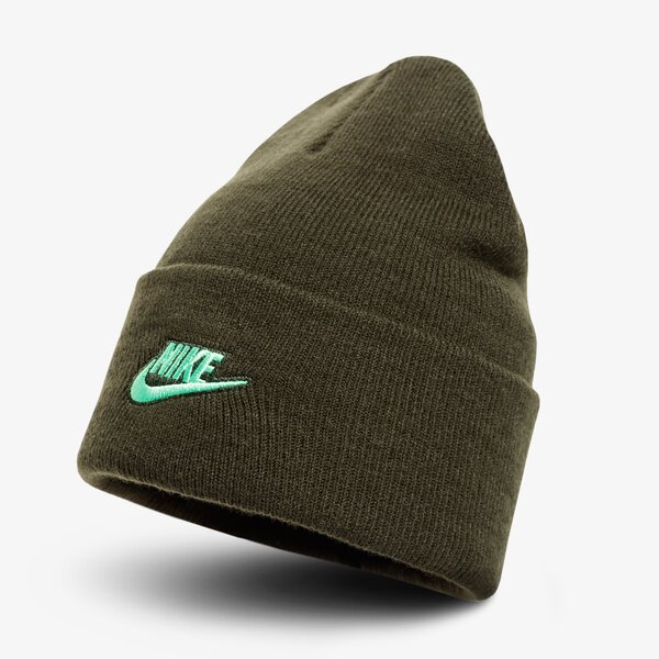 Czapka zimowa damska NIKE CZAPKA ZIMOWA U NSW CUFFED BEANIE UTILITY ci3233-355 kolor khaki