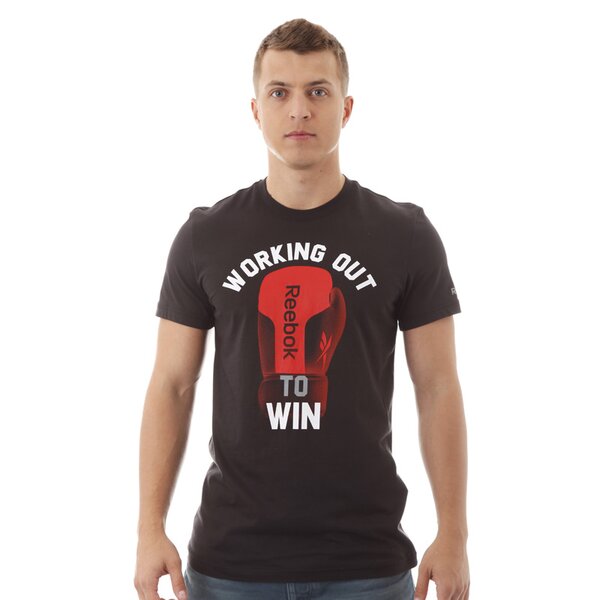 Koszulka męska REEBOK T-SHIRT BOXING REEBOK T z78582 kolor czarny