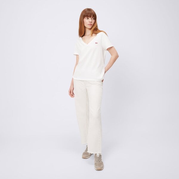 Koszulka damska LEVI'S T-SHIRT PERFECT VNECK 85341-0002 kolor biały