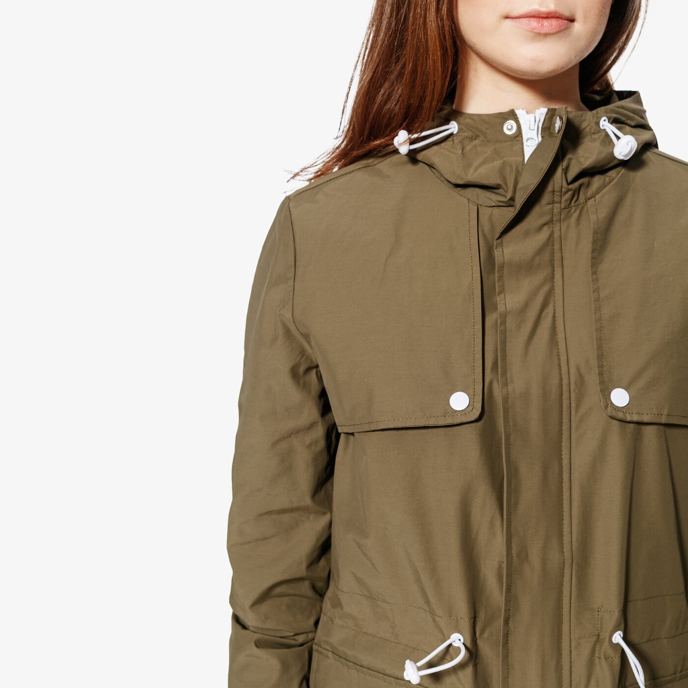 Kurtka przejściowa damska FEEWEAR KURTKA MONICA fw18kud11001 kolor khaki