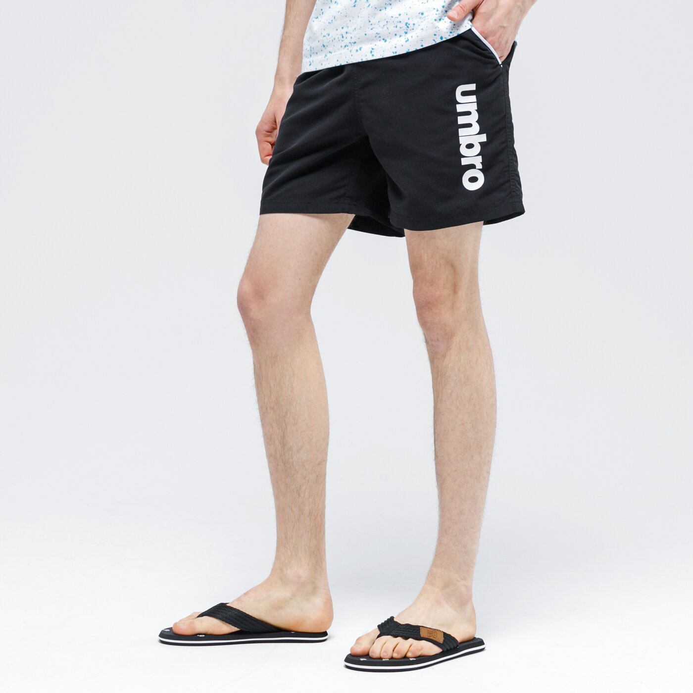 Kąpielówki męskie UMBRO SZORTY VALINI ul120szm22004 kolor czarny