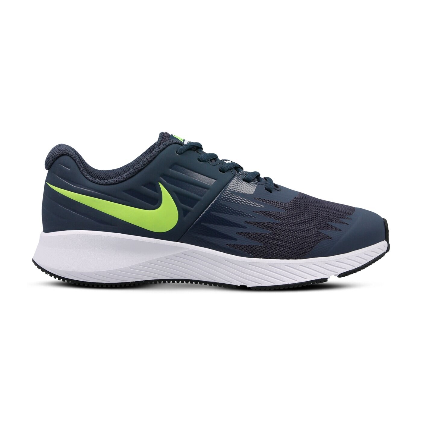 Buty do biegania dla dzieci NIKE STAR RUNNER BG 907254-404 kolor granatowy