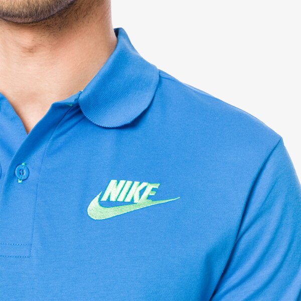 Koszulka polo męska NIKE POLO M MATCHUP SS JSY 832865435 kolor niebieski