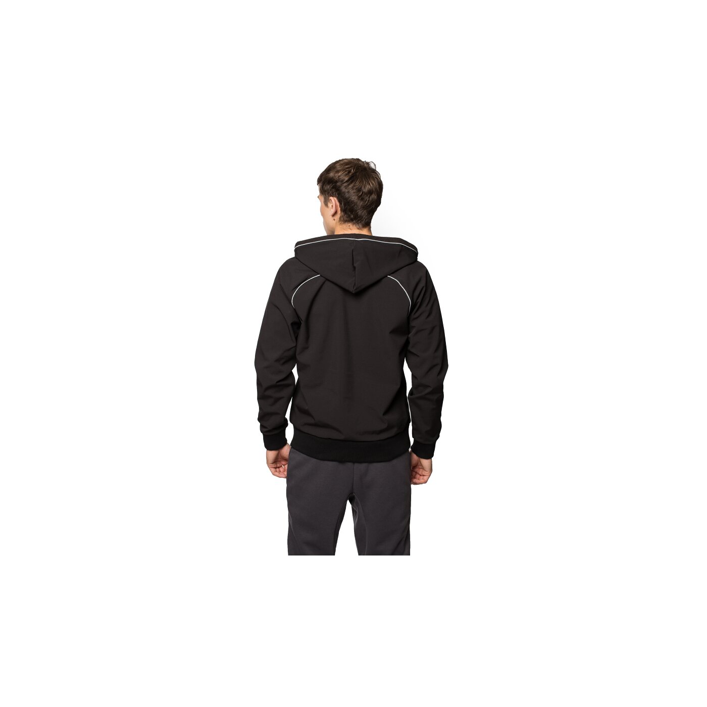 Kurtka przejściowa męska UMBRO SOFTSHELL ABRO ul35ksm01001 kolor czarny