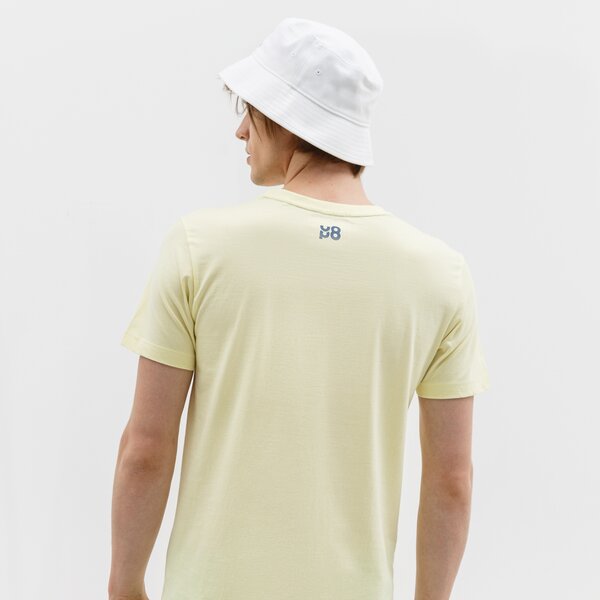 Koszulka męska UP8 T-SHIRT TRAMONTO up121tsm37001 kolor żółty