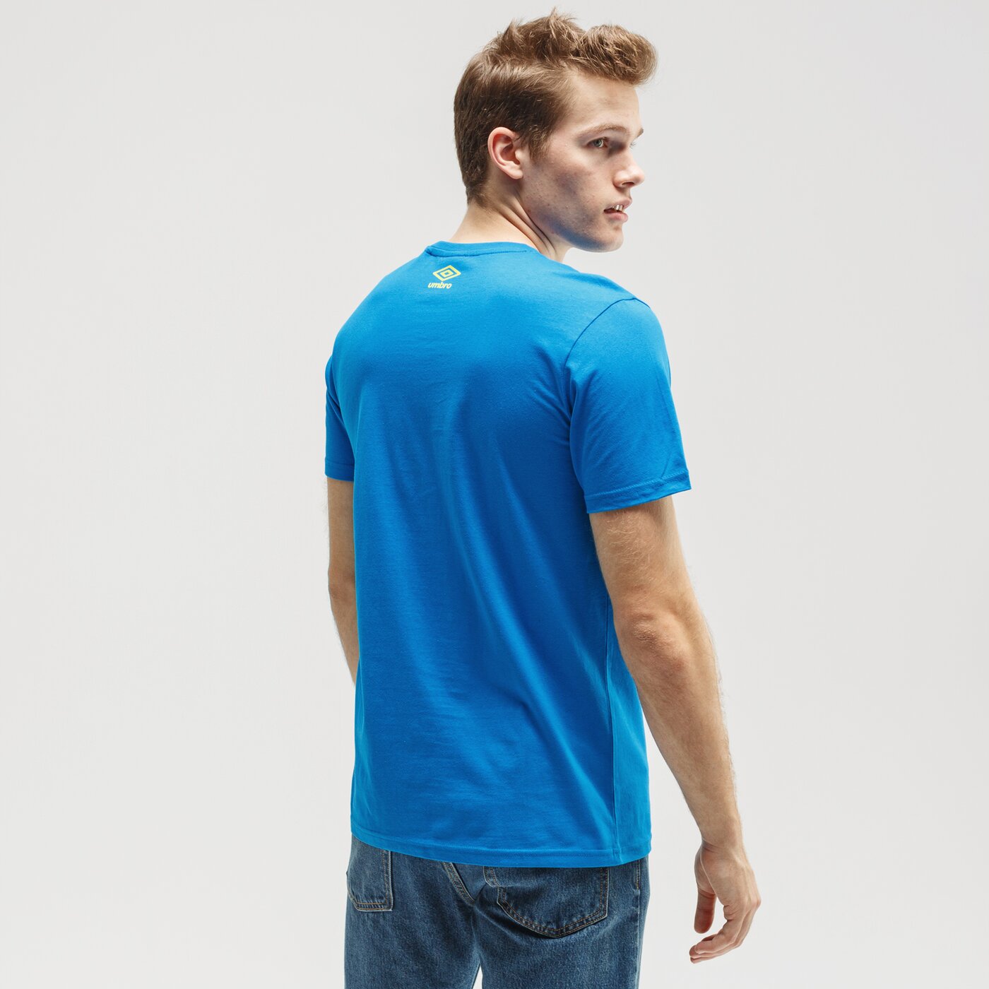 Koszulka męska UMBRO T-SHIRT SHANE ul120tsm23002 kolor niebieski